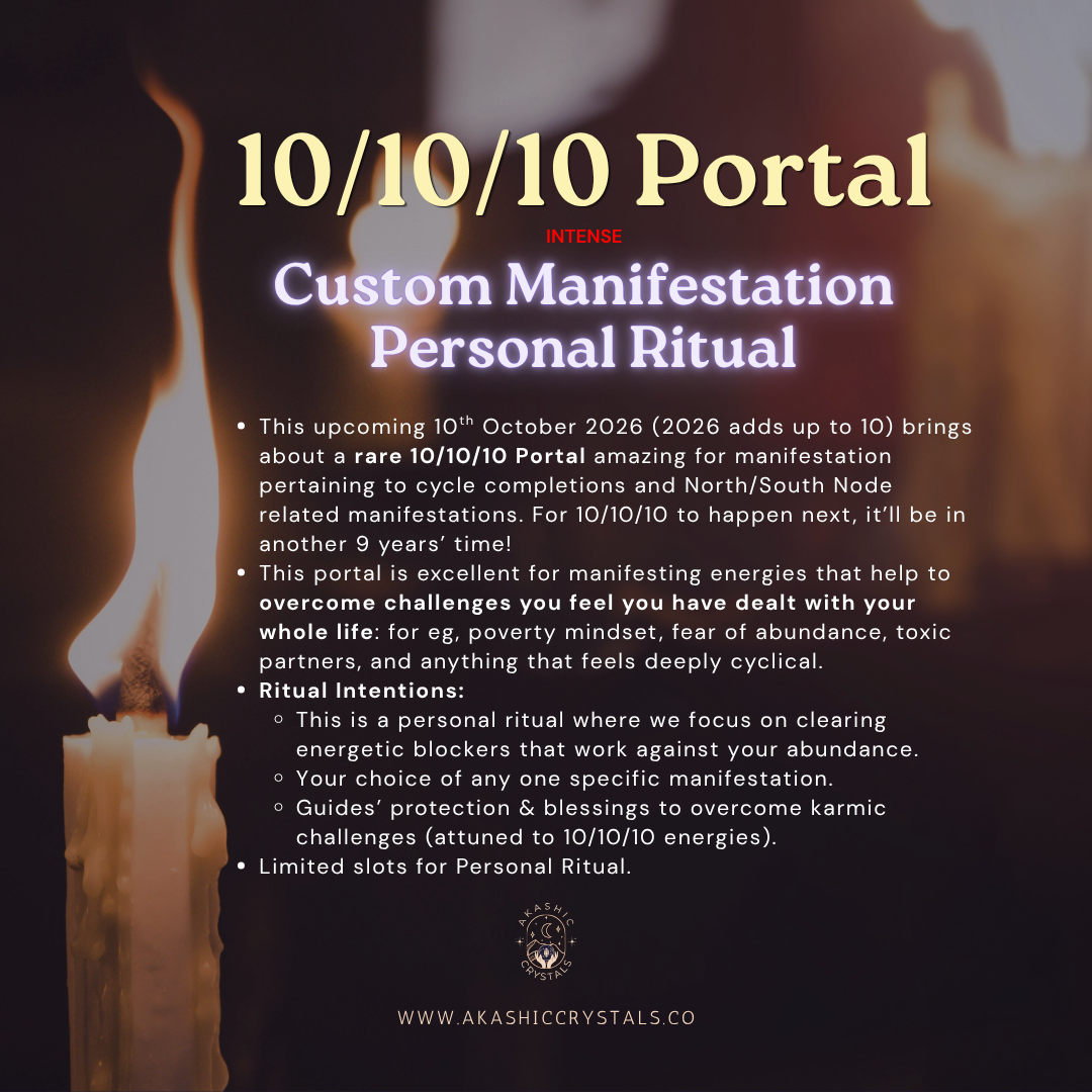 10/10/10 Intense Custom Manifestation Personal Ritual for Love/Wealth/General