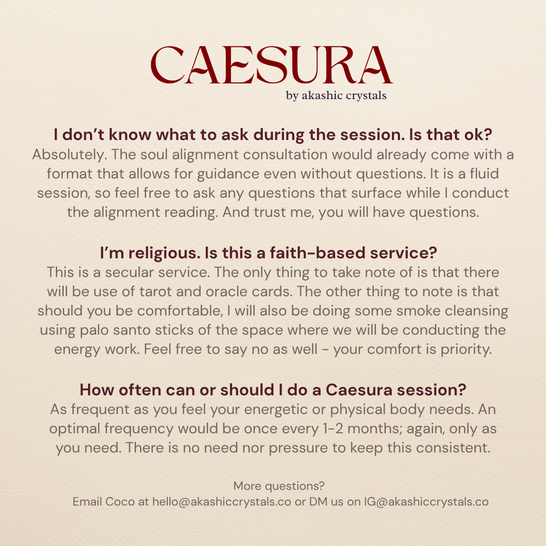 Caesura - Home Visit for a Sacred Reset
