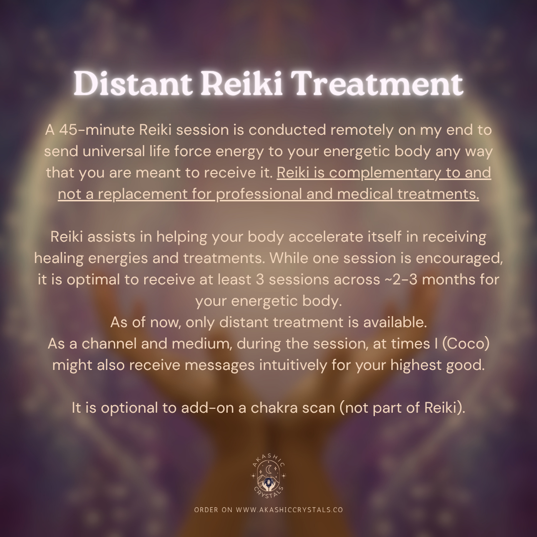 Distant Reiki Healing Treatment