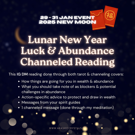 Lunar New Year Luck & Abundance Channeled Reading