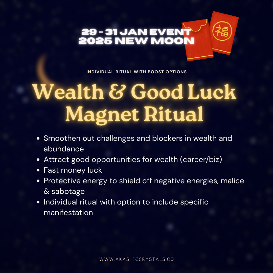 [LNY 2025] Wealth & Good Luck Magnet Ritual