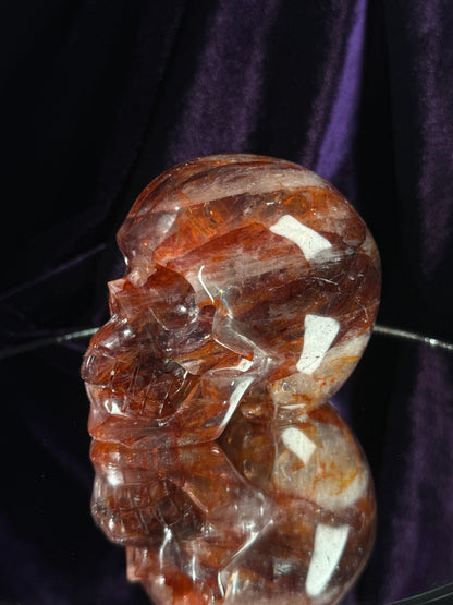 Fire Quartz Skull 02