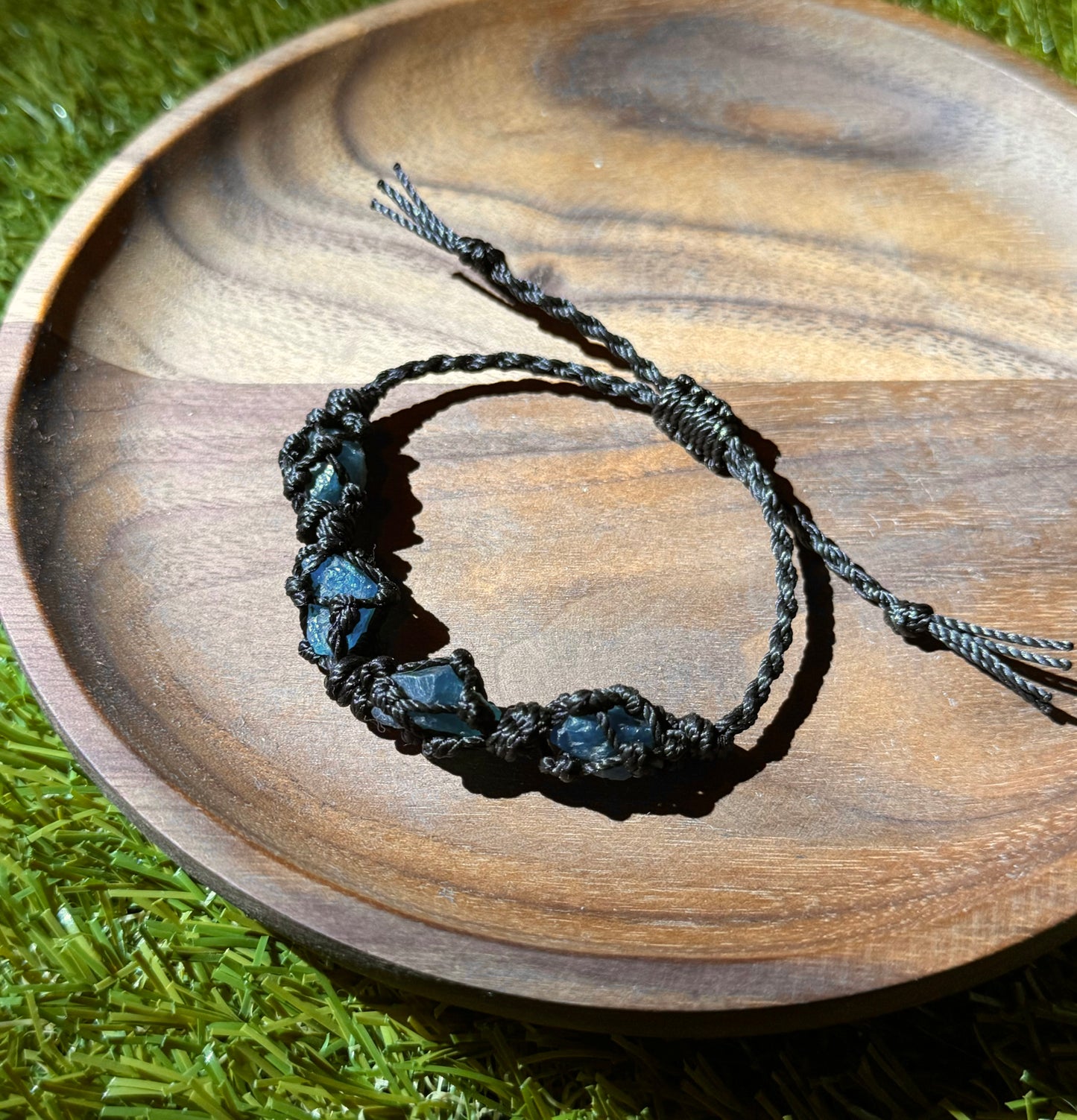 Whispering Woods Bracelet - Raw Crystals