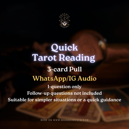 [WITHIN 24H/72H] 1 Question Tarot Reading for Quick Guidance