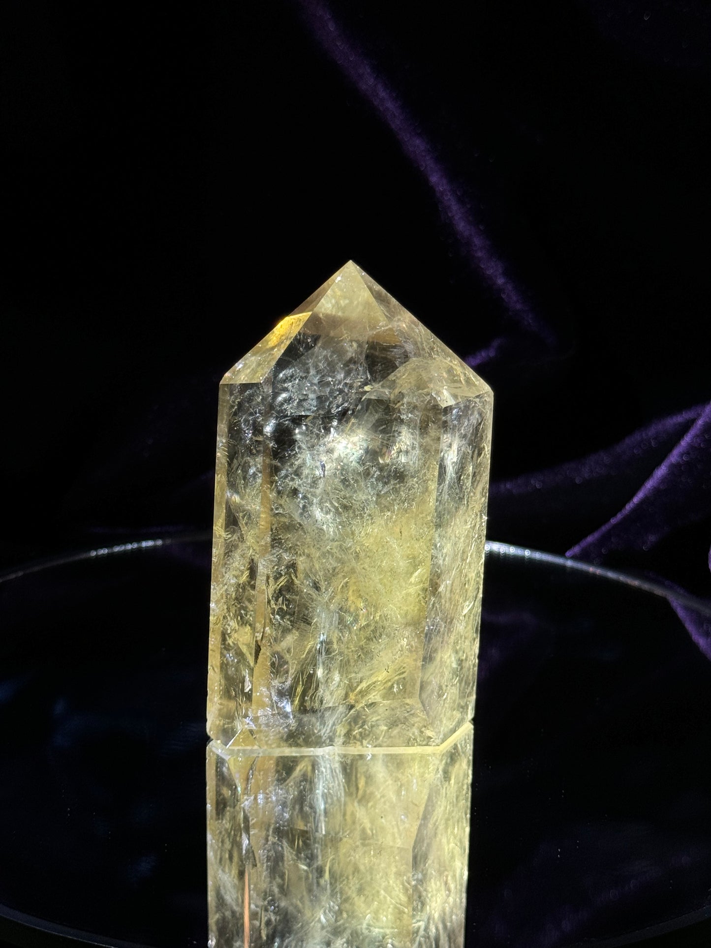 Lemon Citrine Tower C001