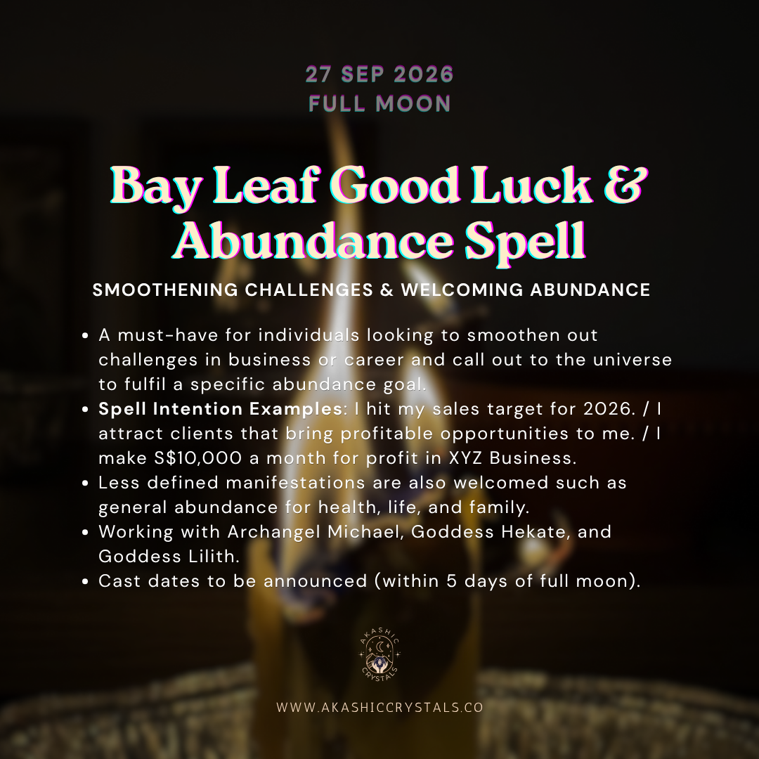 Bay Leaf Good Luck & Abundance Spell [Full Moon Sep 26]