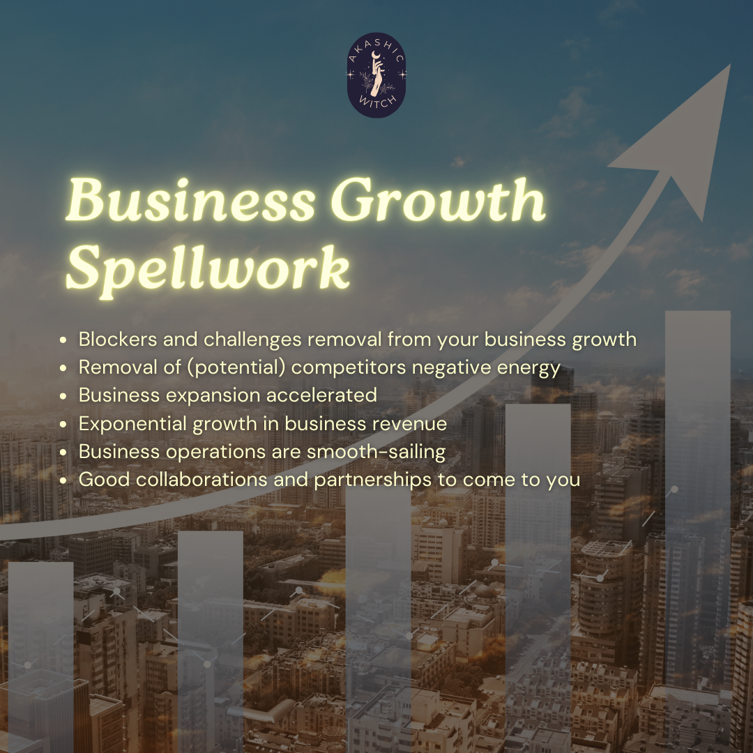 Business Growth Spellwork