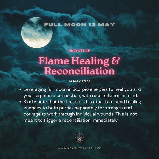 [Full Moon] Flame Healing & Reconciliation