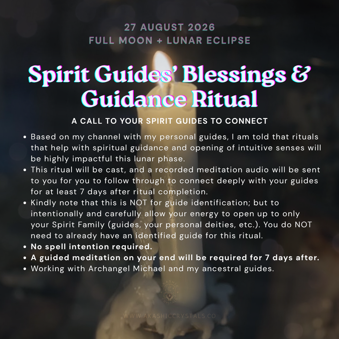 [Full Moon Lunar Eclipse] Spirit Guides' Blessings & Guidance Ritual