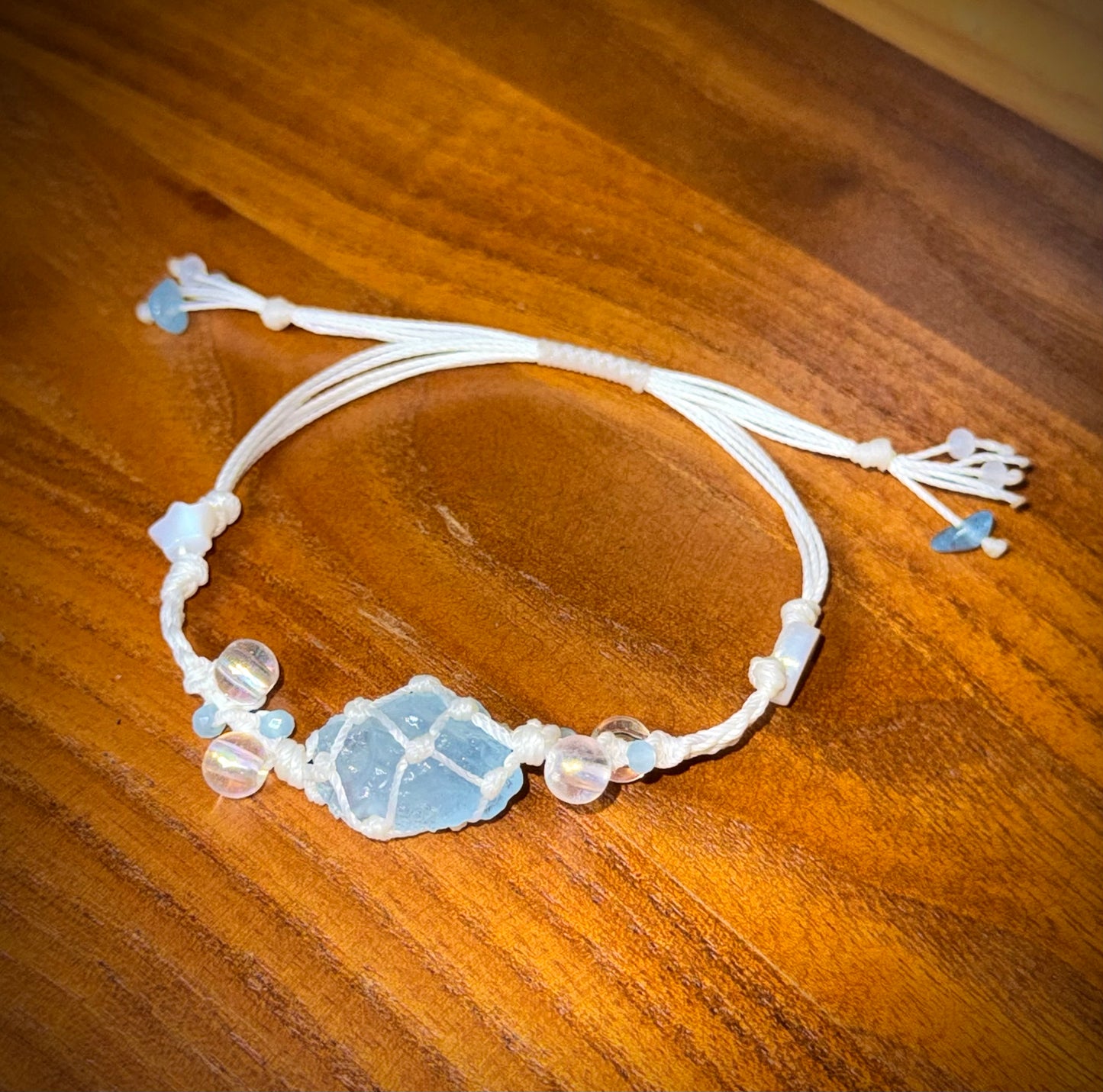 Whispering Woods Bracelet - Raw Crystals