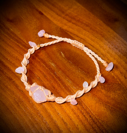 Whispering Woods Bracelet - Raw Crystals