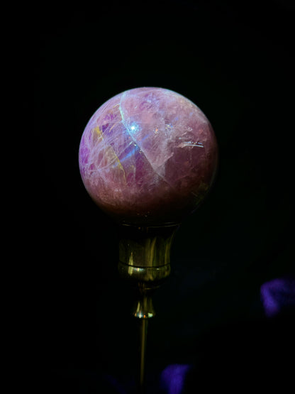 Lavender Rose Quartz Sphere