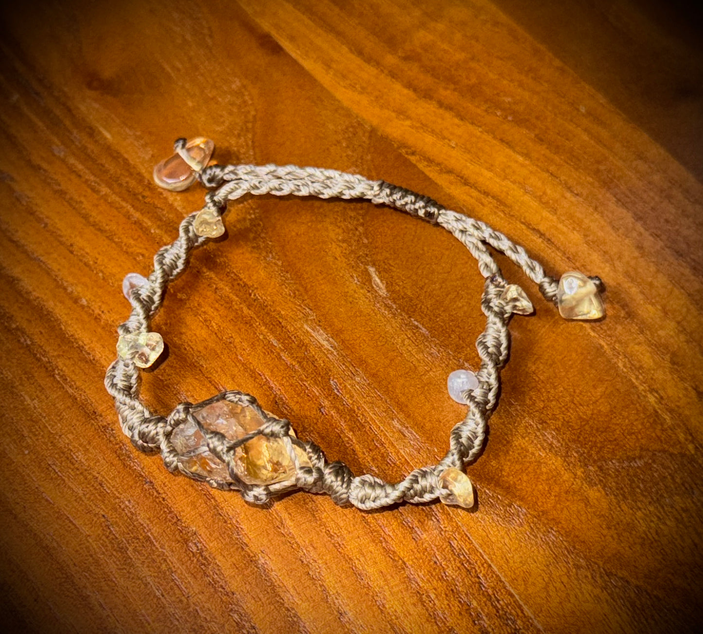 Whispering Woods Bracelet - Raw Crystals