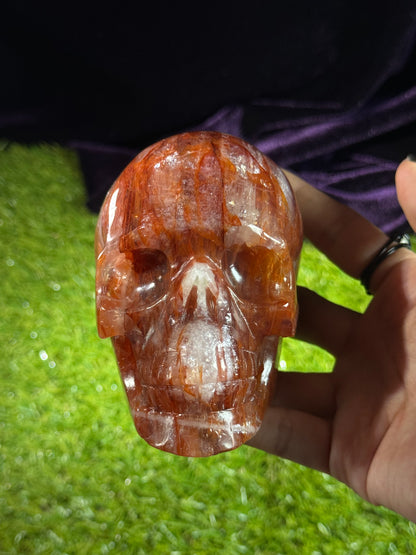 Fire Quartz Skull 01