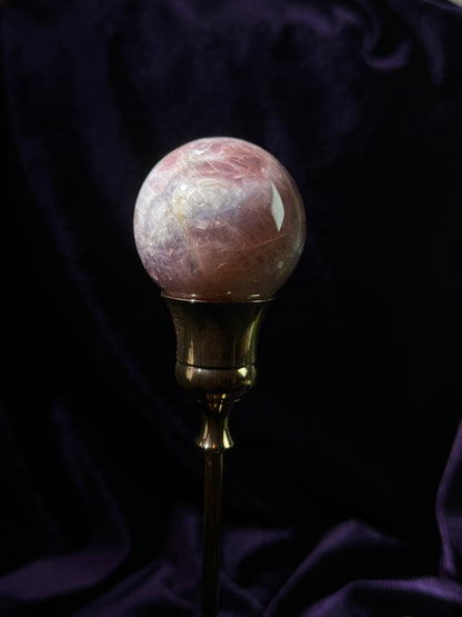 Lavender Rose Quartz Sphere