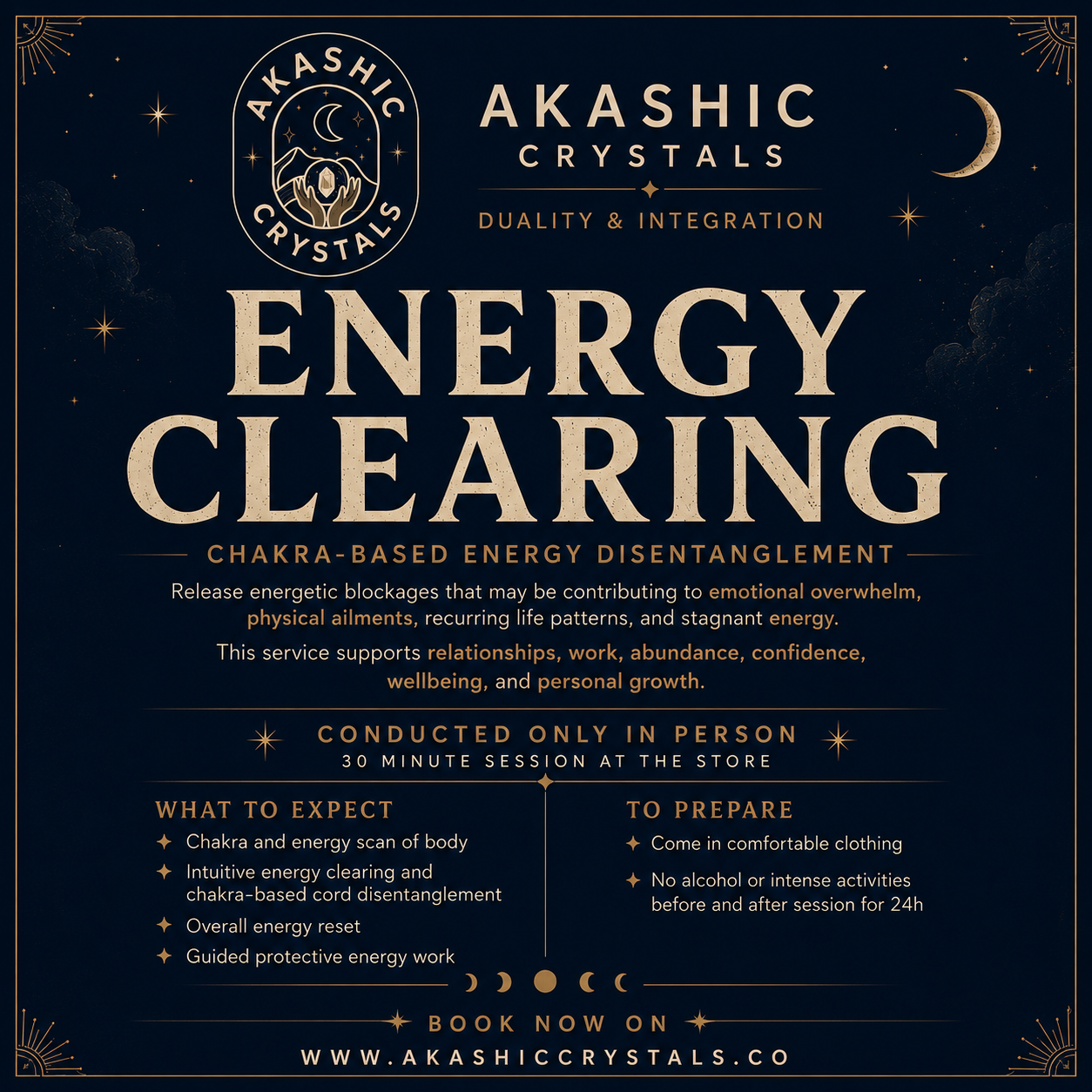 Energy Clearing and Disentanglement