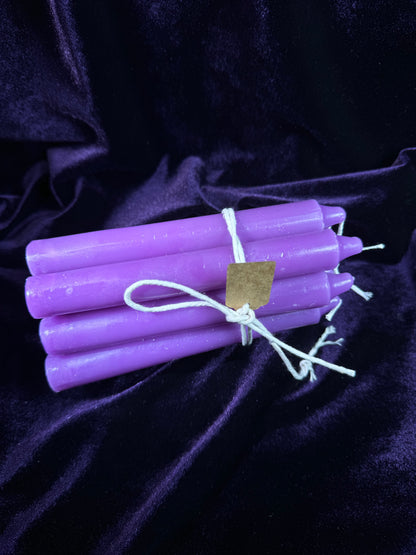 Charged Coloured Candles (Per piece)