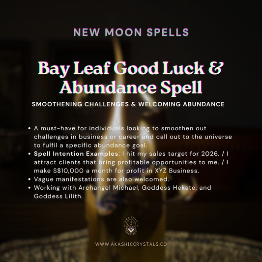 [New Moon] Bay Leaf Good Luck & Abundance Spell