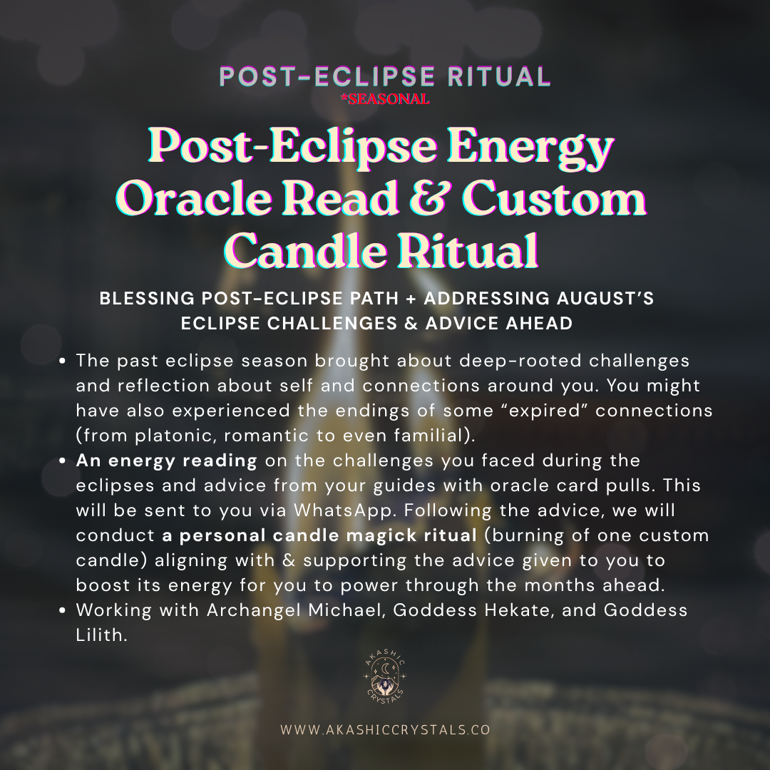 [Post-Eclipse] Energy Oracle Reading & Blessing Ritual