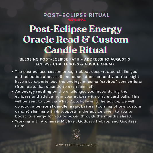 [Post-Eclipse] Energy Oracle Reading & Blessing Ritual