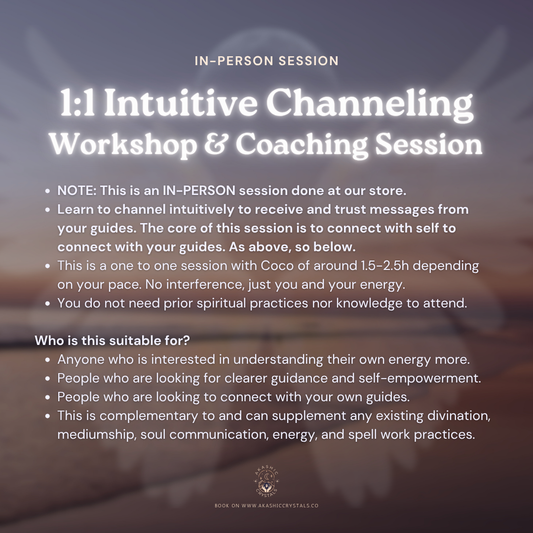 [1:1] Intuitive Channeling Workshop & Coaching Session