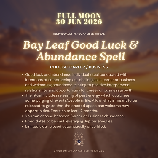 [Full Moon June] Bay Leaf Good Luck & Abundance Spell