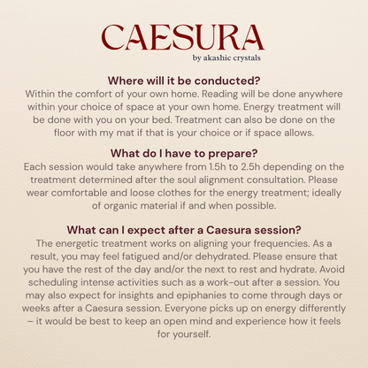 Caesura - Home Visit for a Sacred Reset