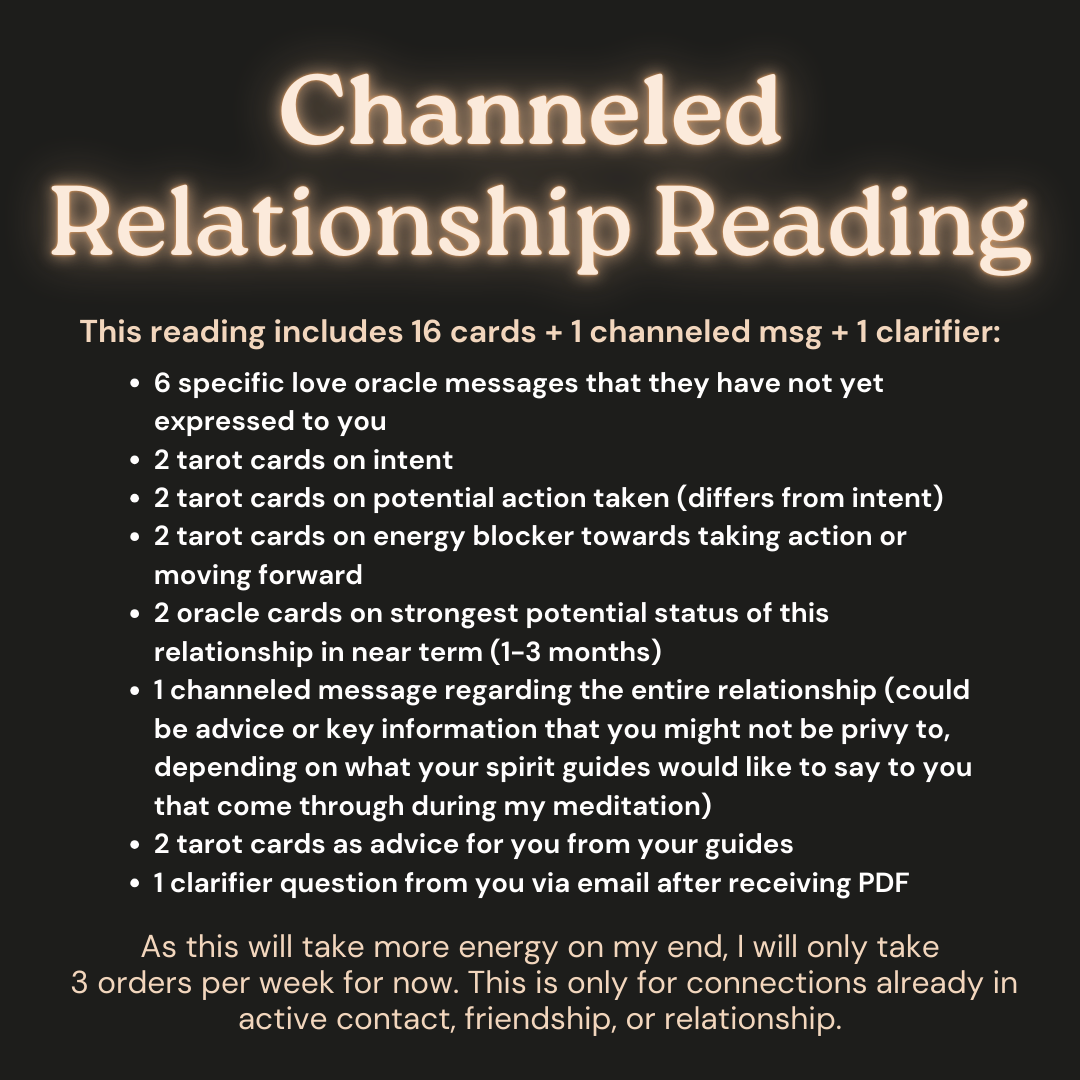 Channeled Relationship Reading