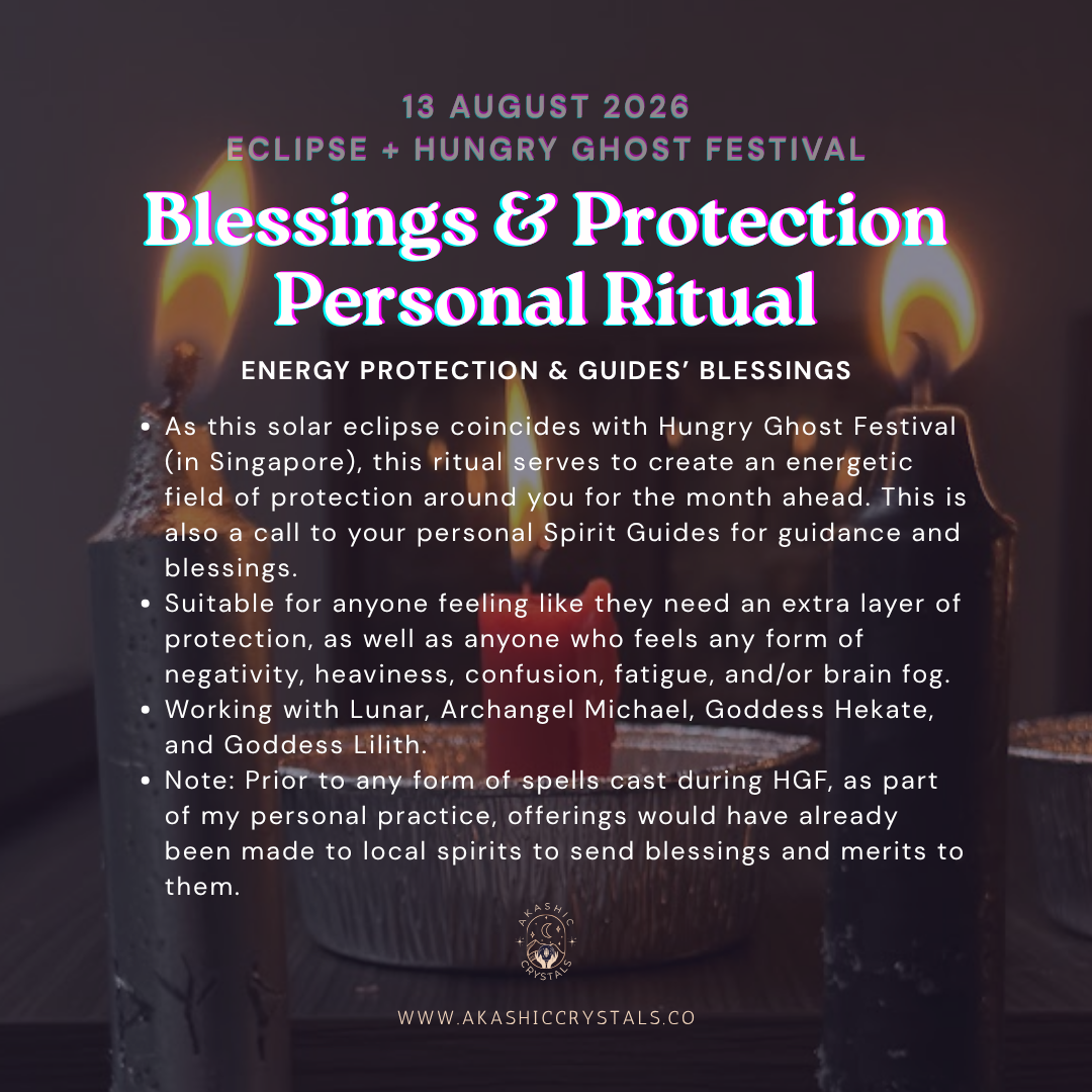[New Moon HGF] Blessings & Protection Ritual