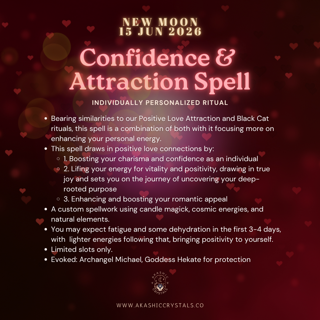 [New Moon] Confidence & Attraction Spell
