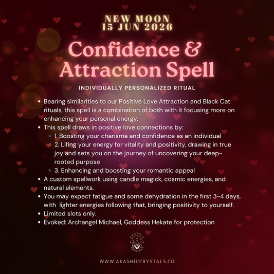 [New Moon] Confidence & Attraction Spell