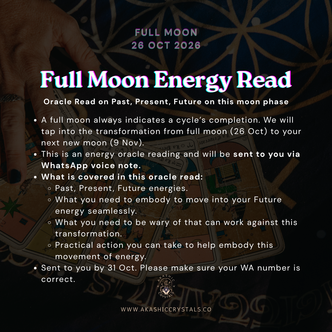 [26 Oct] Full Moon Energy Reading