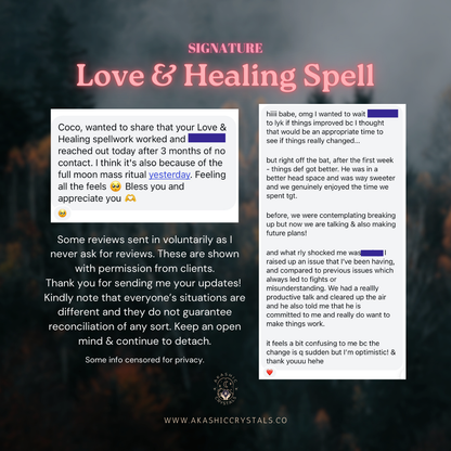 [Vday New Moon] Love & Healing Spell