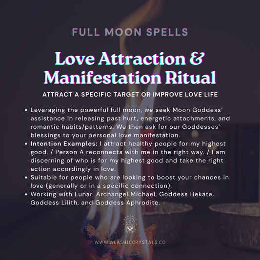 [29 July] Love Attraction & Manifestation Ritual