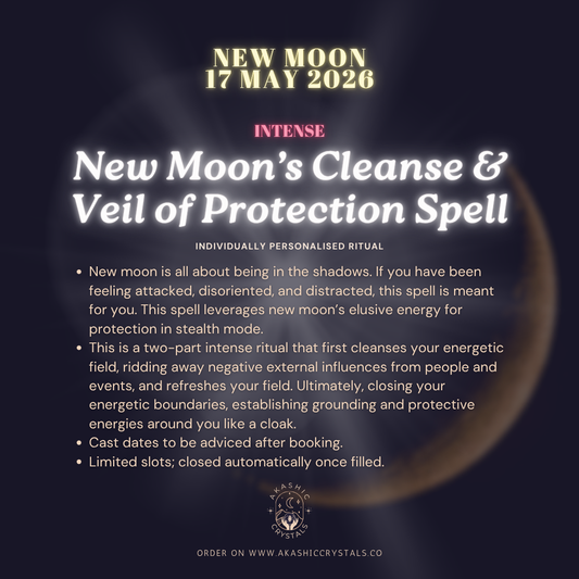 [New Moon] Cleanse & Veil of Protection Spell