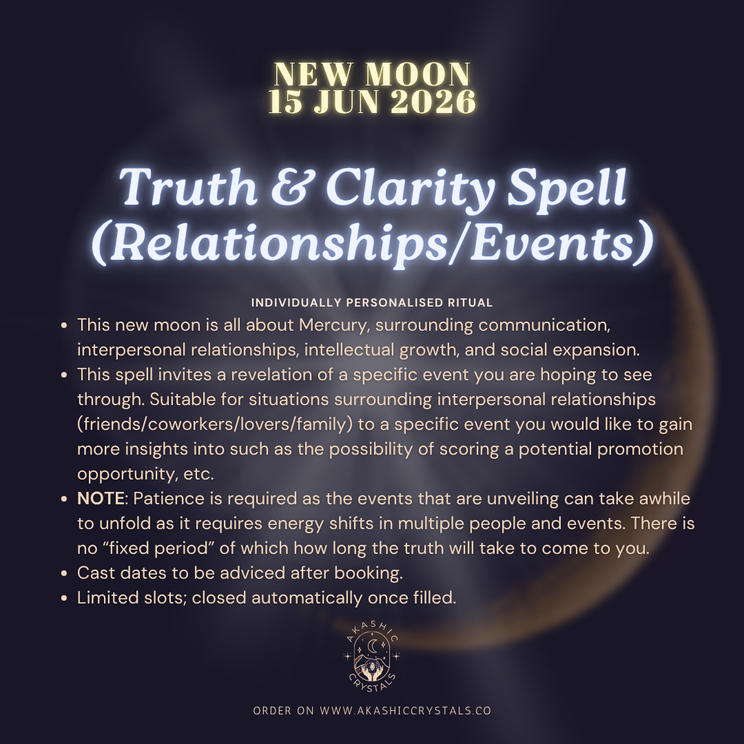 [New Moon] Truth & Clarity Spell