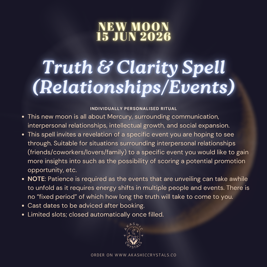 [New Moon] Truth & Clarity Spell