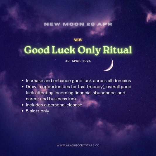 [New Moon] Good Luck Only Ritual