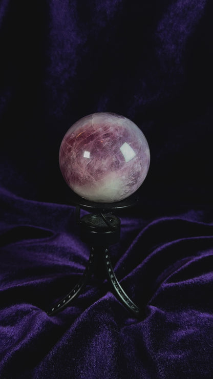 Lavender Rose Quartz Sphere