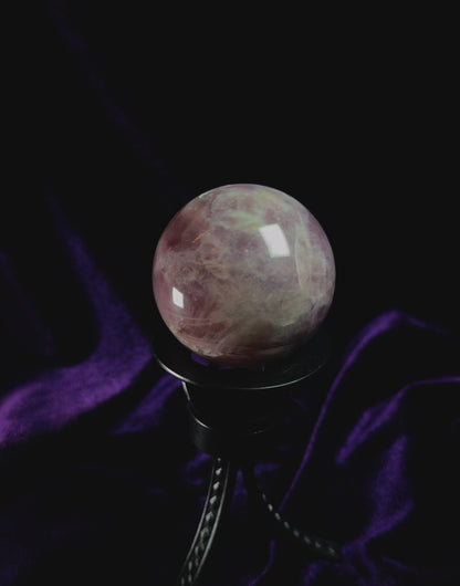 Lavender Rose Quartz Sphere