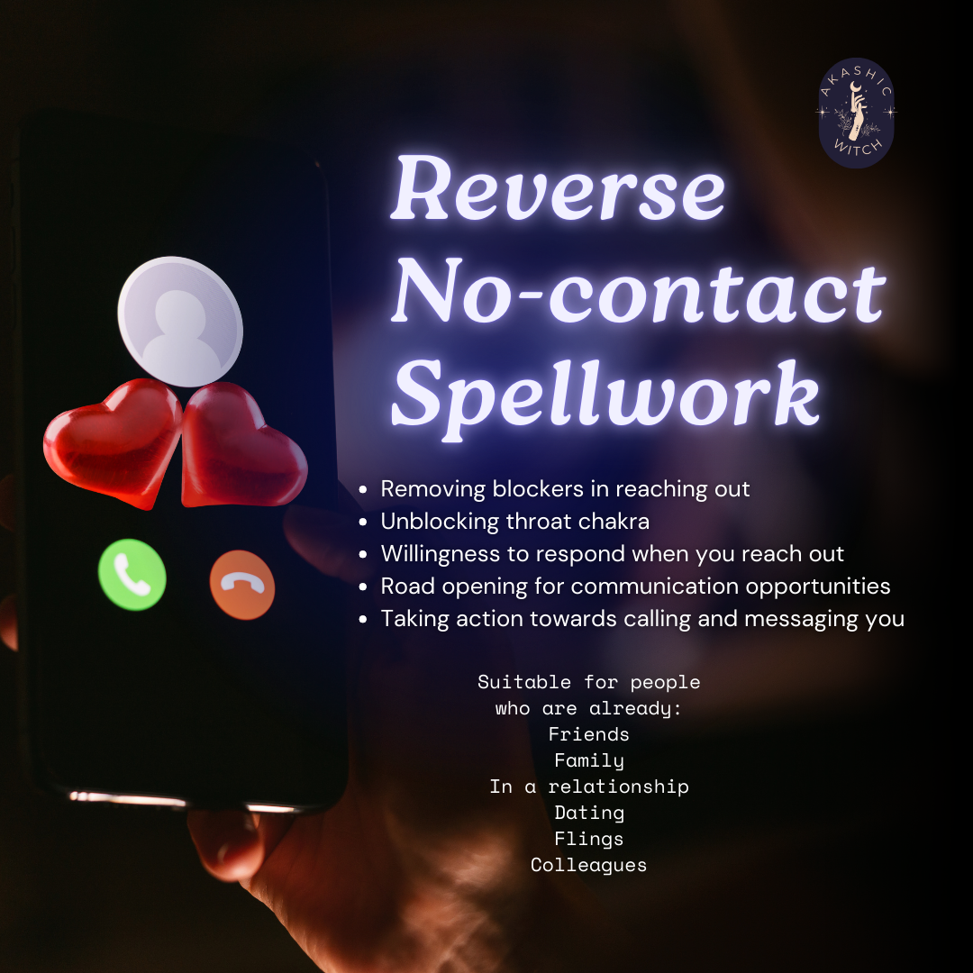 Reverse No-contact Spellwork