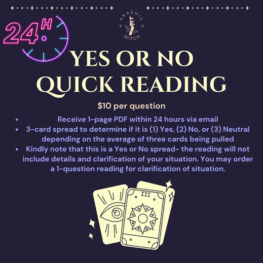 Same Day Yes or No Reading